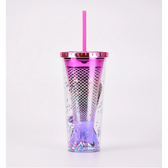 Mermaid Tumbler Pink To Purple - Picture 1 of 5